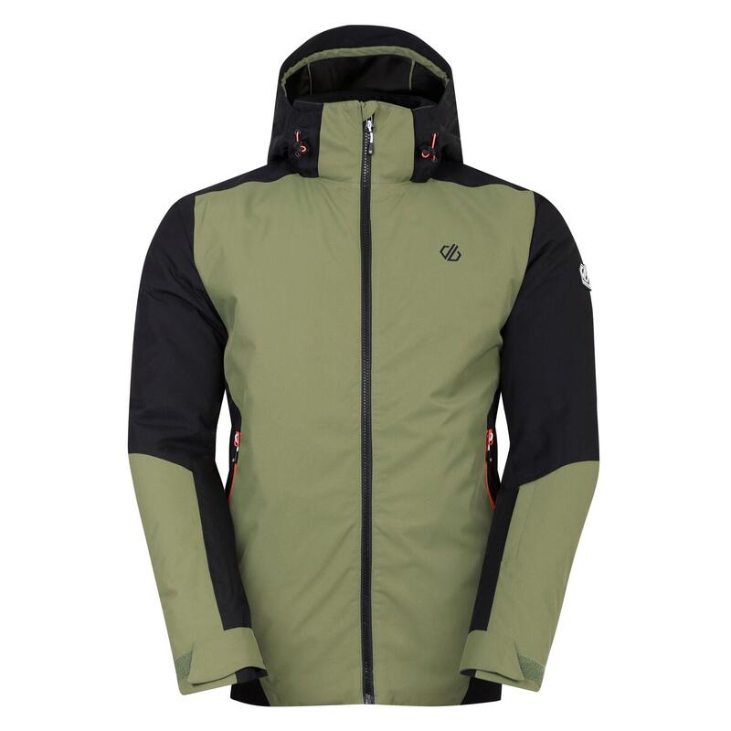 Blouson De Ski PRECISION Homme (Noir / Vert Olive)