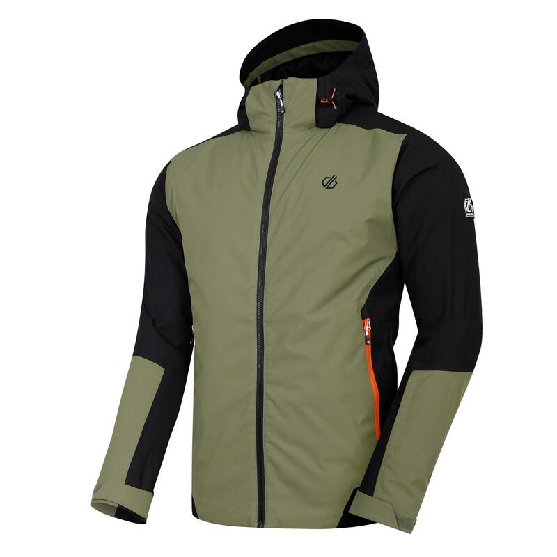 Blouson De Ski PRECISION Homme (Noir / Vert Olive)