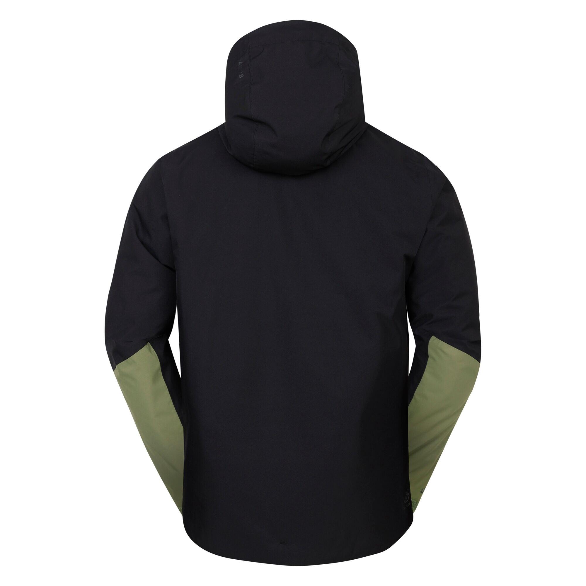 Blouson De Ski PRECISION Homme (Noir / Vert Olive) 2/5