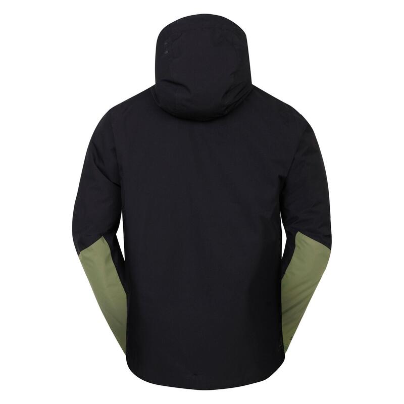 Blouson De Ski PRECISION Homme (Noir / Vert Olive)