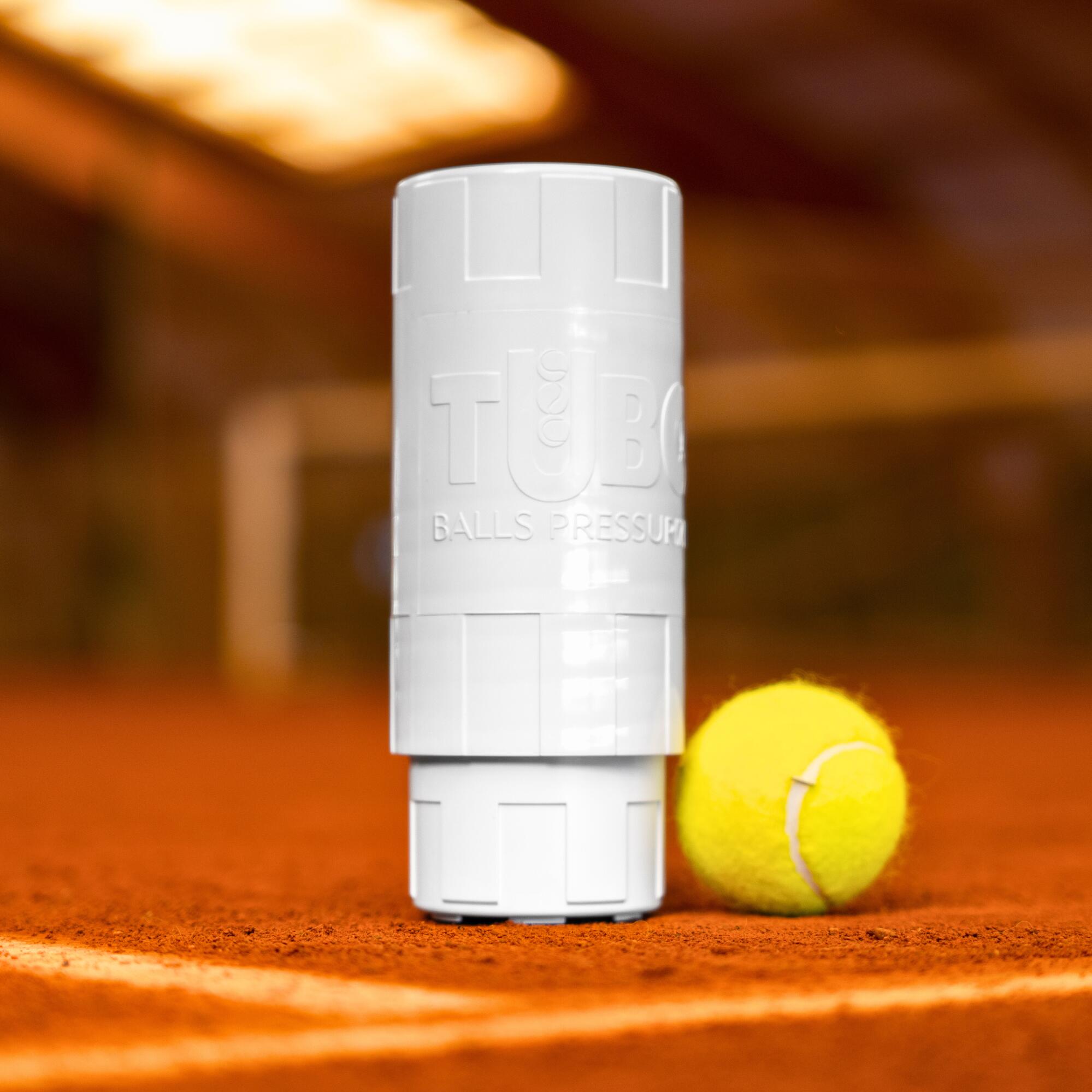 Pressurizador de bolas de ténis e padel | TuboX3 Branco 5/8