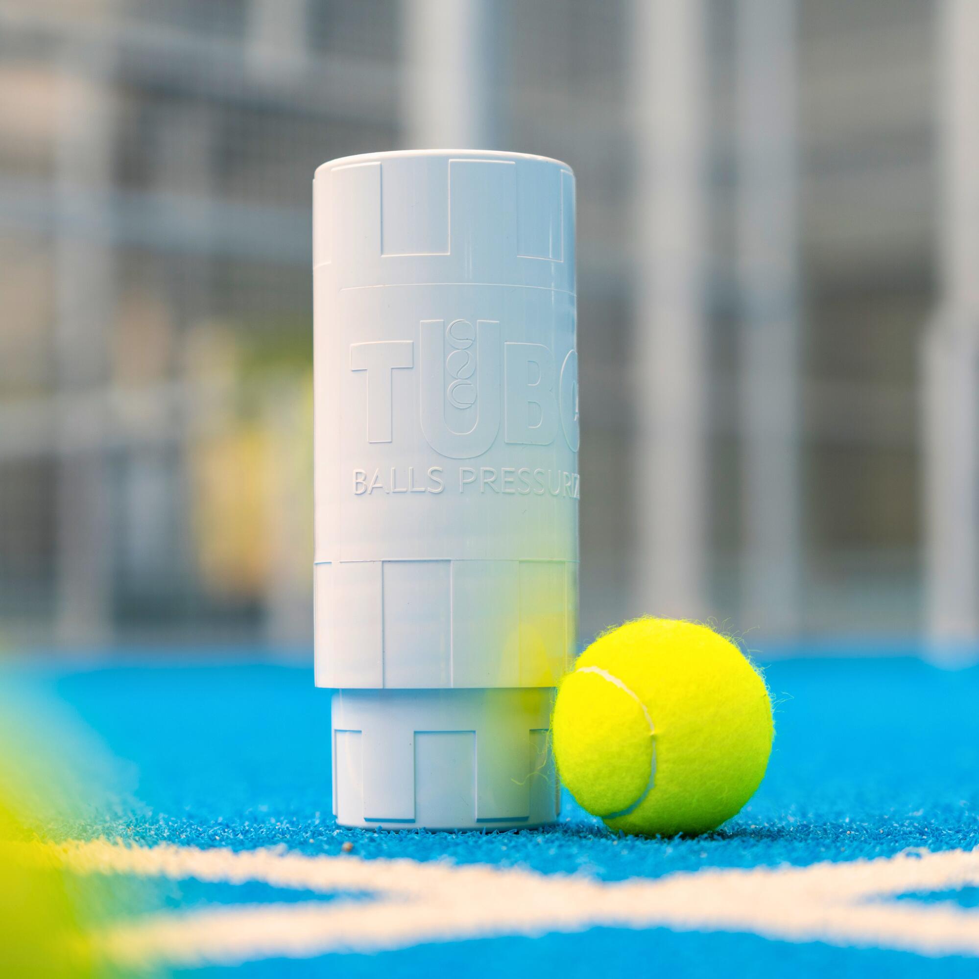 Pressurizador de bolas de ténis e padel | TuboX3 Branco 7/8