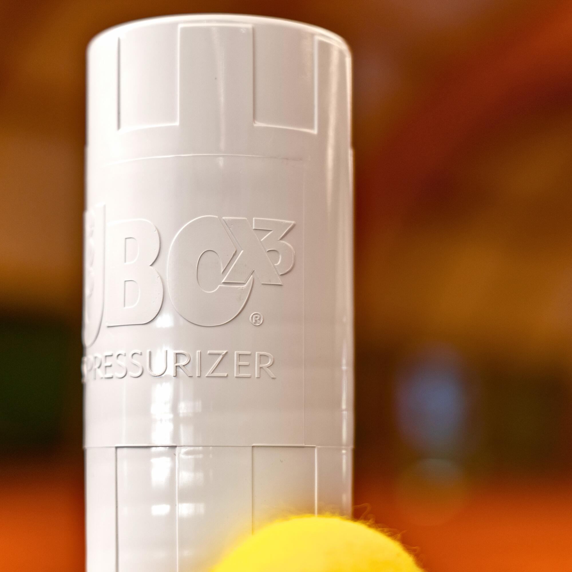 Pressurizador de bolas de ténis e padel | TuboX3 Branco 6/8