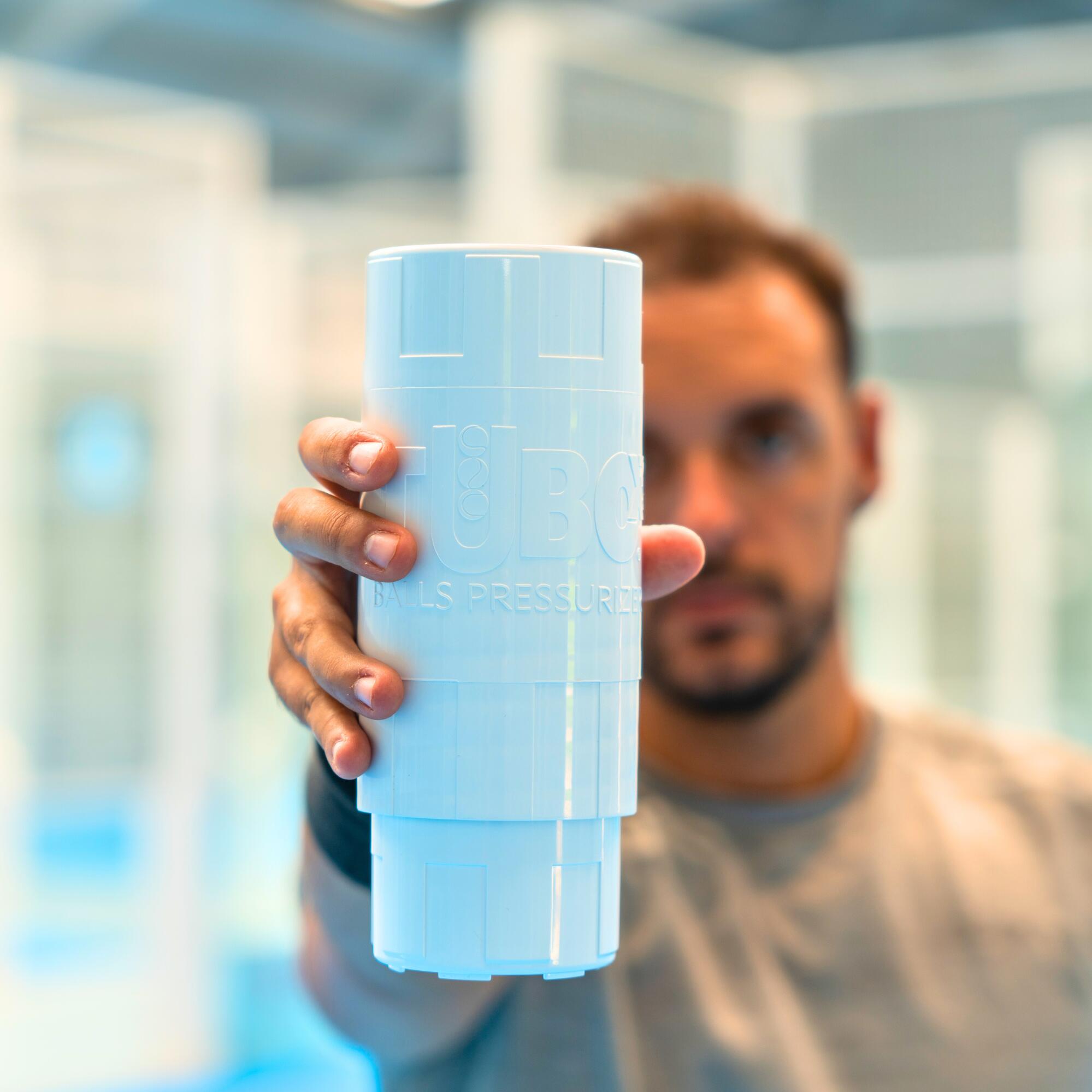 Pressurizador de bolas de ténis e padel | TuboX3 Branco 4/8