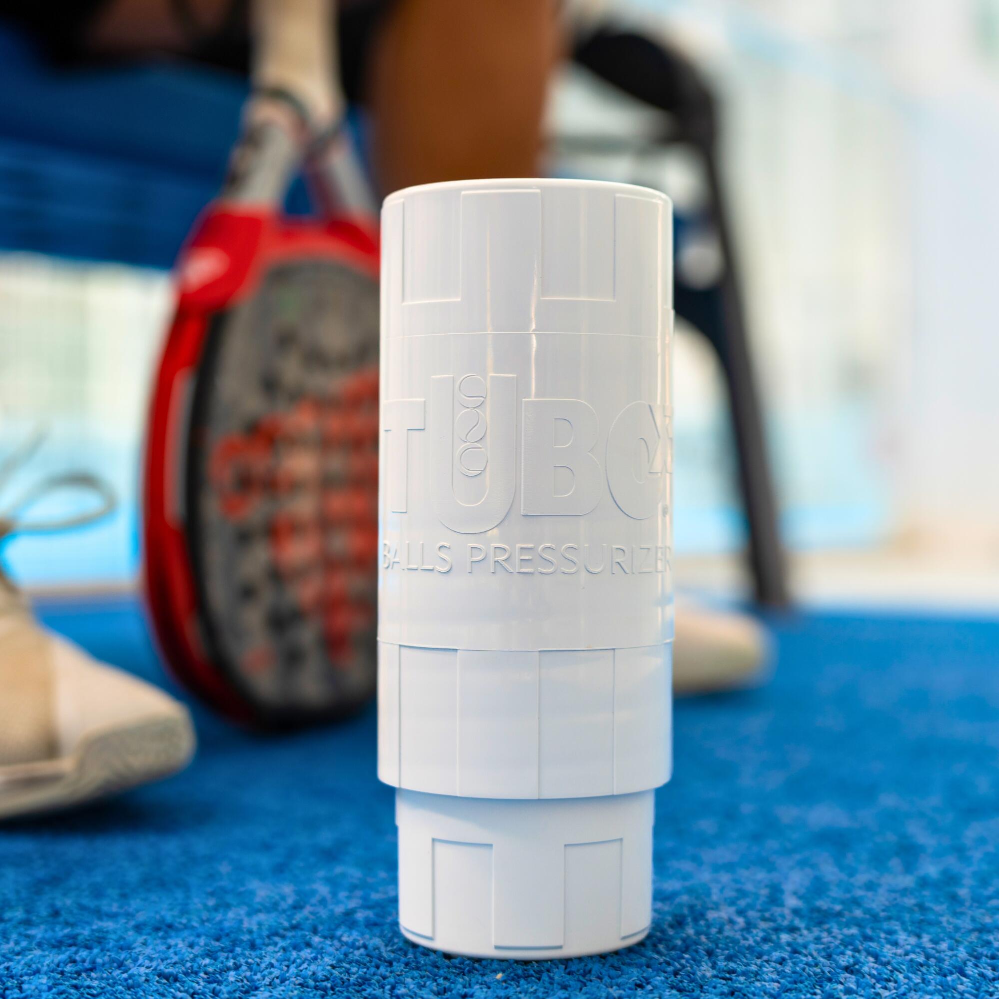 Pressurizador de bolas de ténis e padel | TuboX3 Branco 2/8
