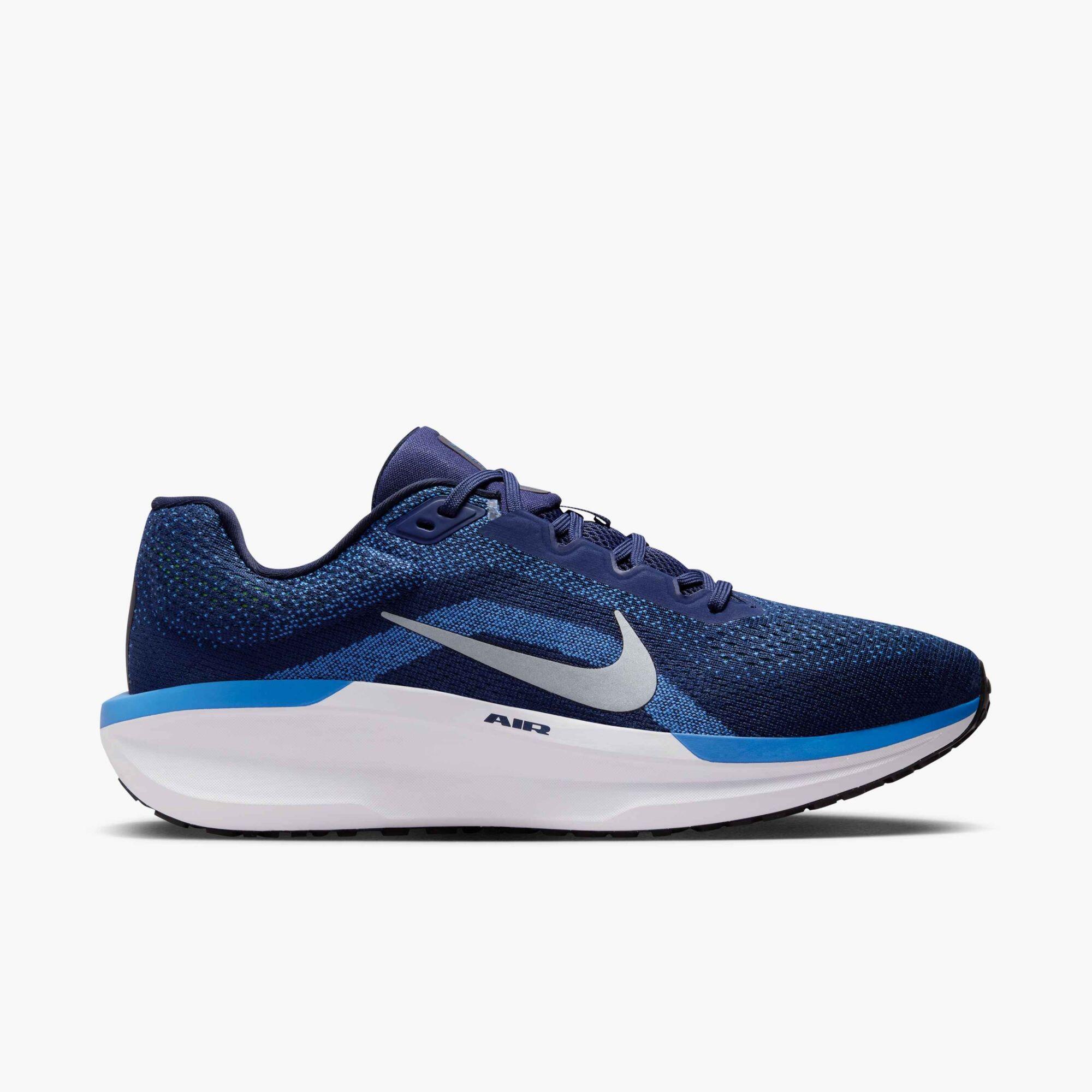 Nike - Chaussures De Course Hommes Nike Air Winflo 11 Bleu Marine - Chaussures De Sport - Multicolore - 46 - Decathlon