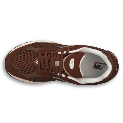 Scarpe New Balance Sneakers uomo in pelle marrone 4/5
