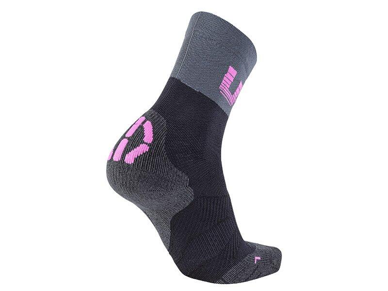 Skarpety UYN Light Lady Socks Black Grey Rose Violet
