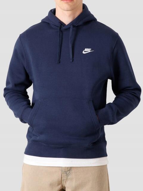 Men's Nike Club Fleece Blue Jersey and Sweatshirt 4/7