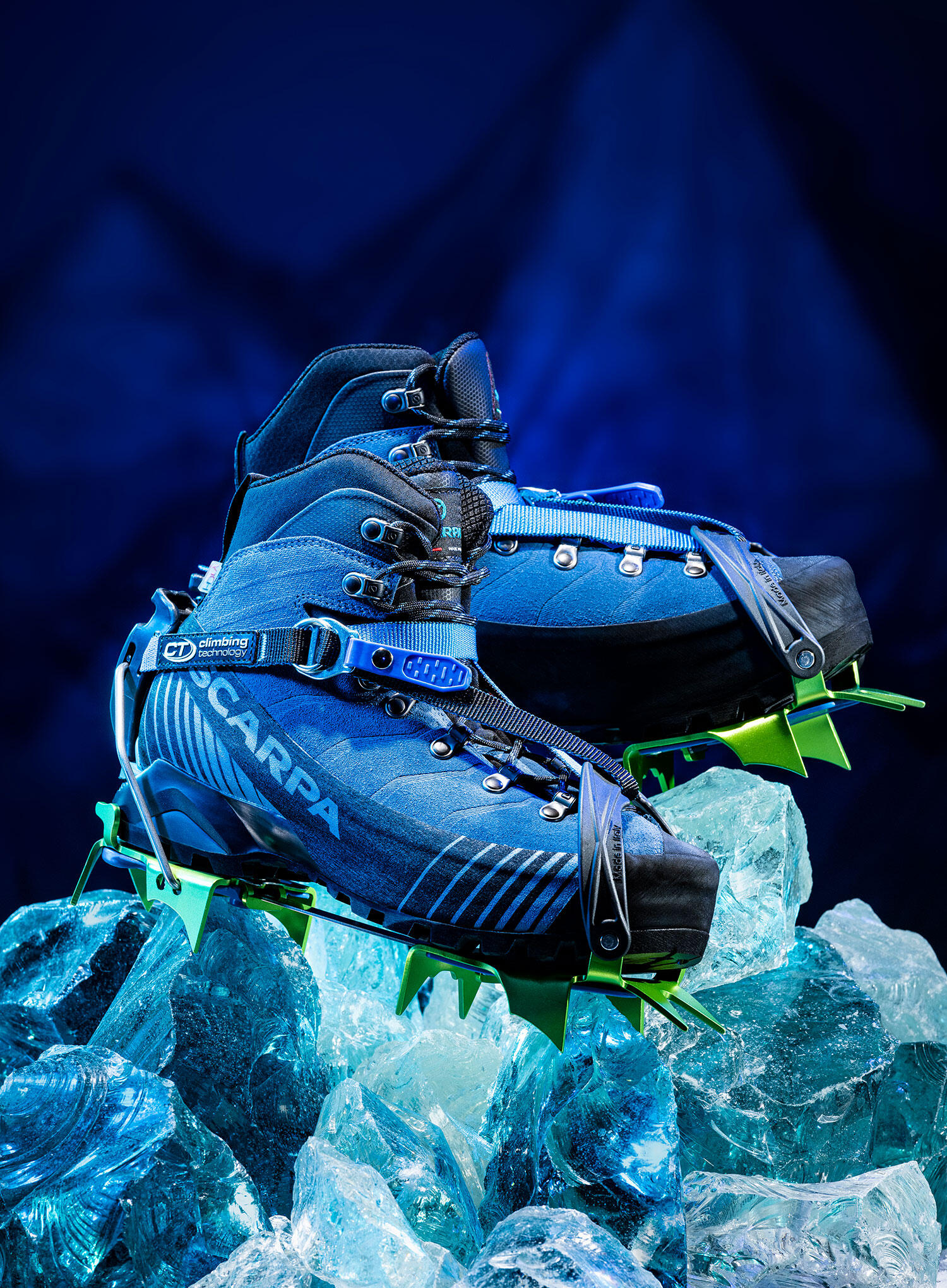 Crampon escalade Climbing Technology Snow Flex semiautomatic 3/7