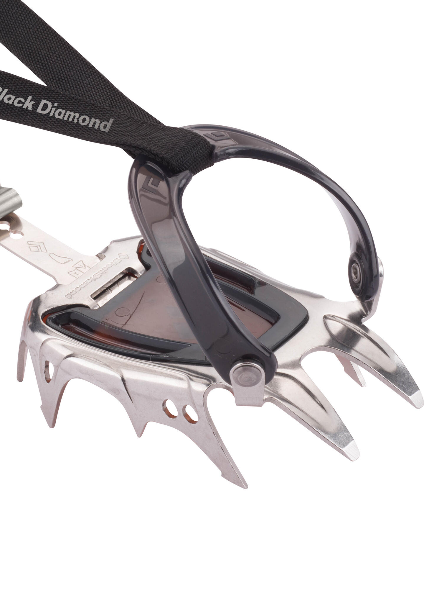 Schwarzer Diamant Serac Clip Steigeisen 12 Zacken Edelstahl 6/7