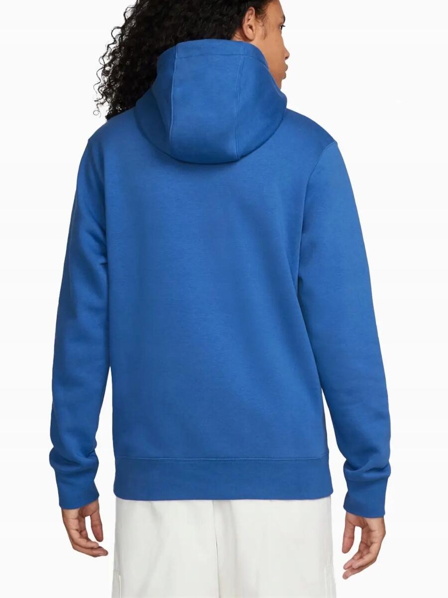 BLUZA męska NIKE SPORTSWEAR BV2654-480 niebieska z kapturem bawełniana L 4/5