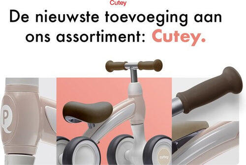Qplay Cutey Bicicletta Senza Pedali - Beige 2/5