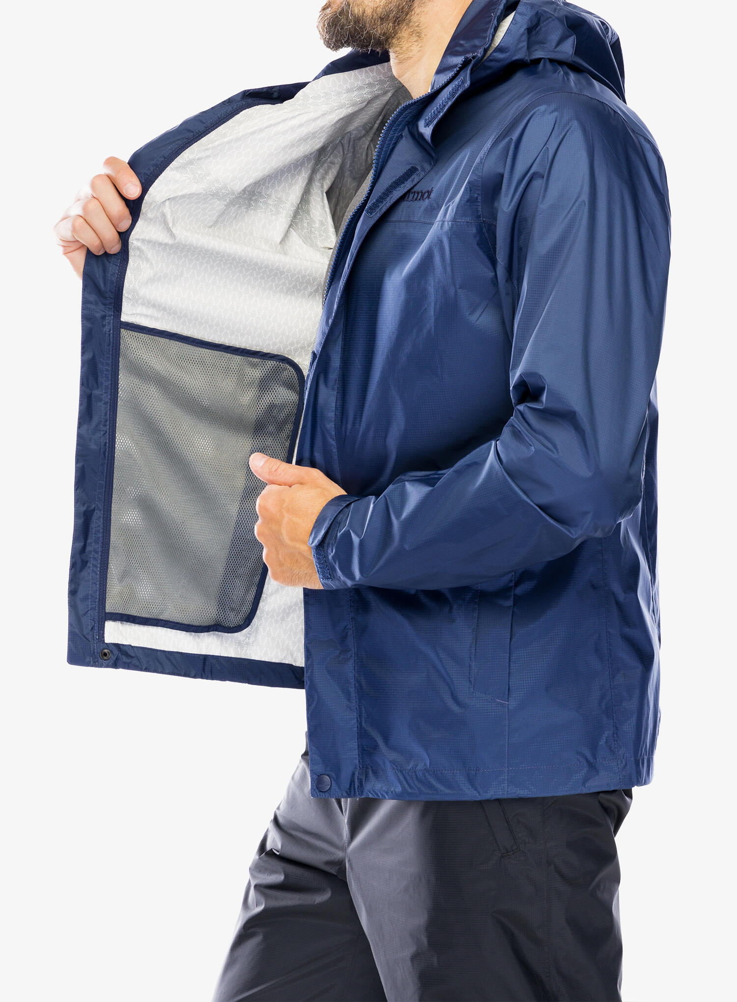 Chaqueta racial para hombres de precipitaciones de marmot para hombres 7/7