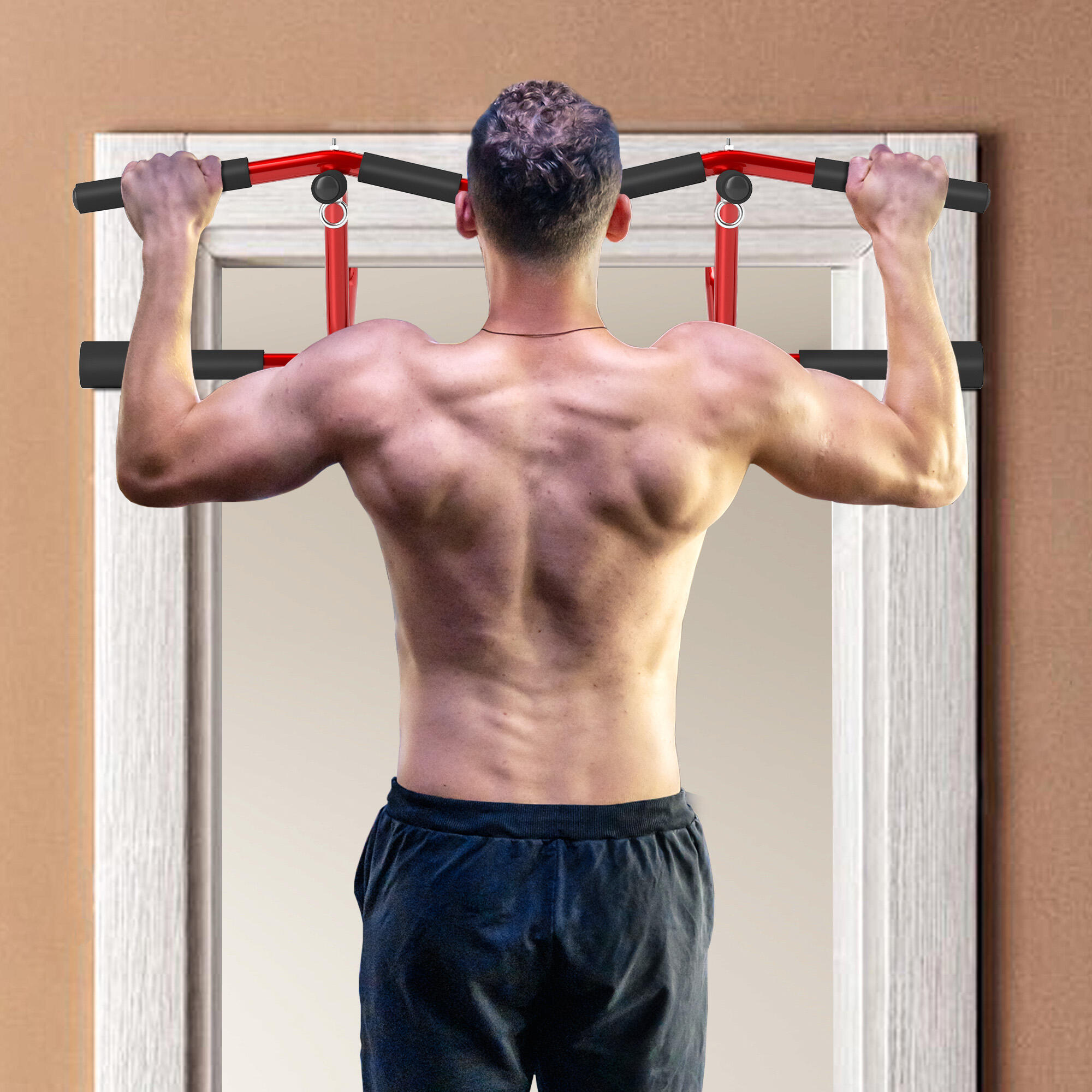 Barre de traction murale, capacité de charge de 150 kg, pour l'entraînement à 3/9