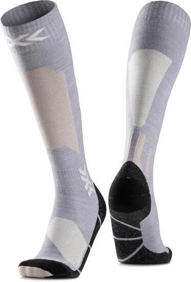 X-SOCKS® SKI DISCOVER MERINO OTC G701 SEAL GREY/LIGHT SAND Taille : 39-41