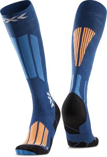 X-SOCKS® SKI TOURING EXPERT OTC Couleur A096 MARINE/ORANGE Taille : 45-47