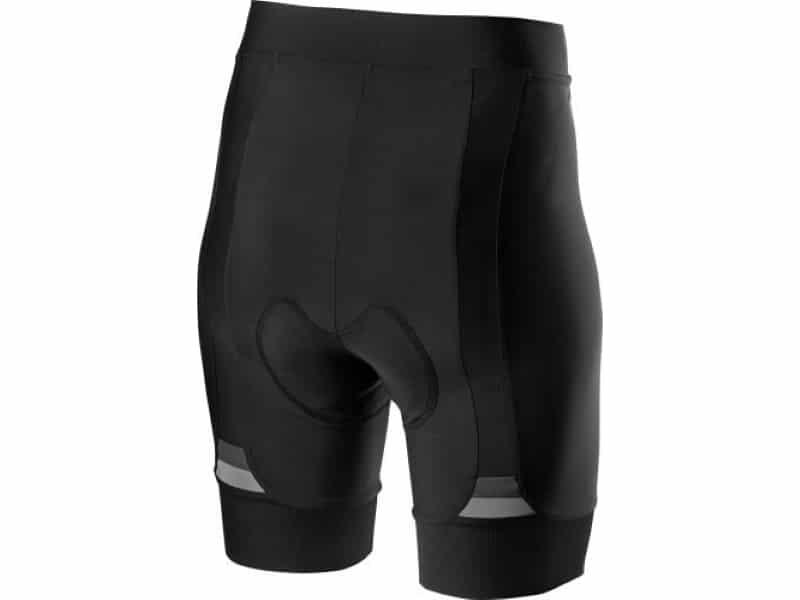 Castelli Prima Damen Trägerhose Schwarz Dunkelgrau 3/4