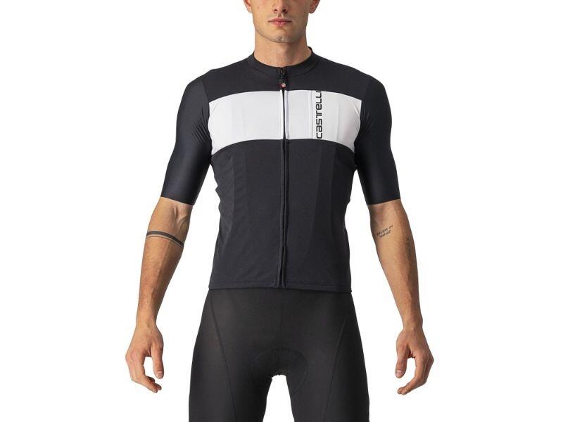 Maillot de manga corta Castelli Prologo 7 Amarillo/Gris claro 7/7