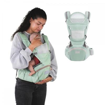 Babytrage 6 in 1 Atmungsaktiv 0–36 Monate Verstellbare Träger Baumwolle
