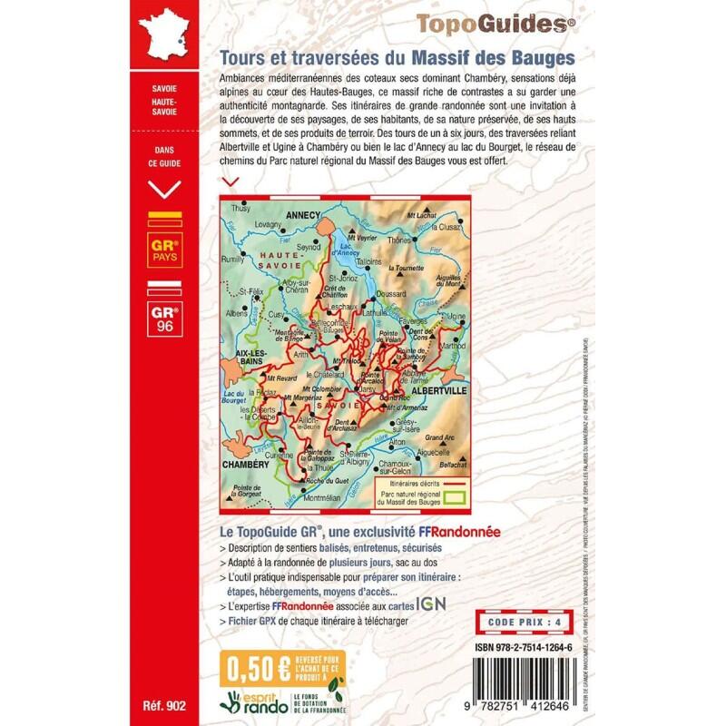 GR96/GRP TOURS ET TRAVERSÉES DU MASSIF DES BAUGES 902 2/2