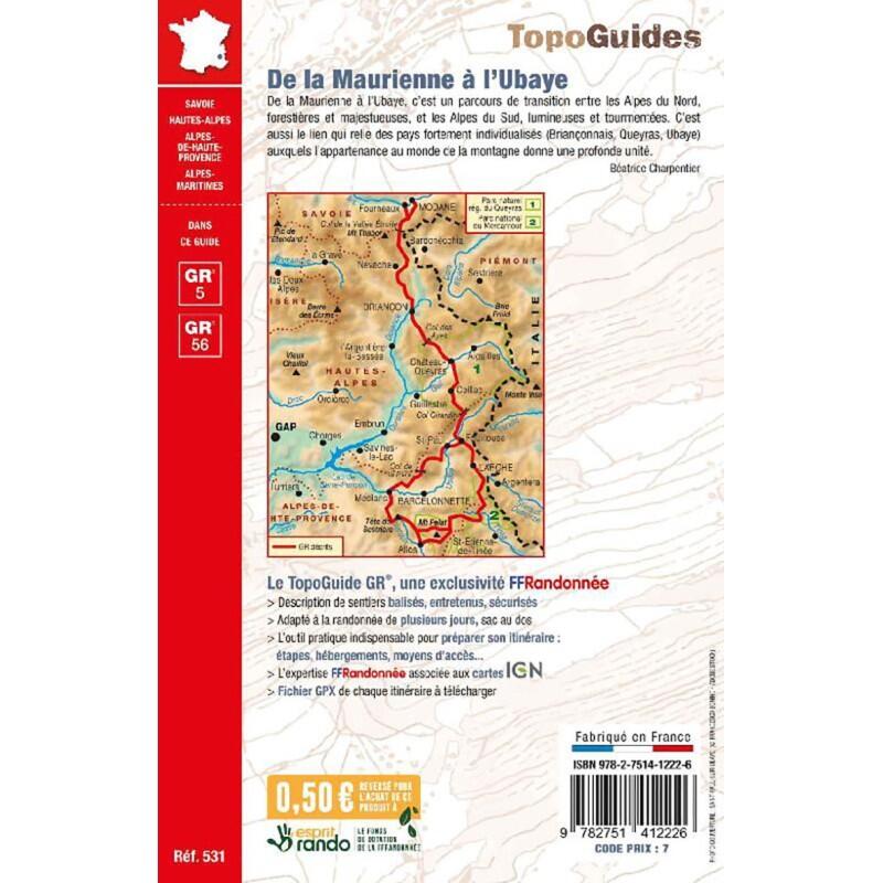 GR5/GR56 DE LA MAURIENNE À L'UBAYE 531 2/2