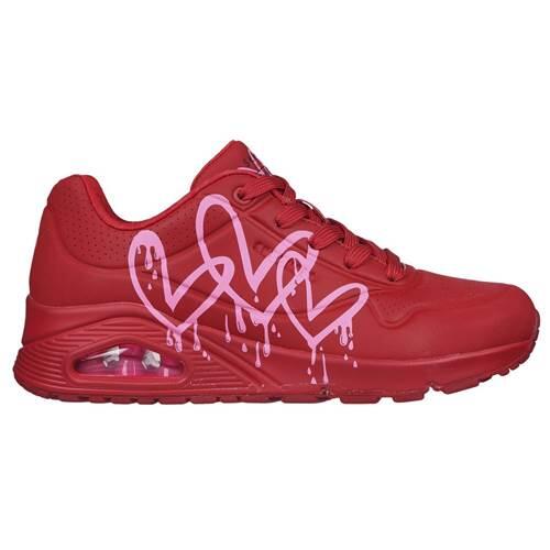 Skechers - Basket À Lacets Skechers Highlight In Love - Femme - Baskets - Rouge - 36 - Decathlon