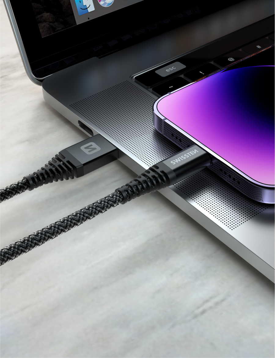 Cabo Swissten Kevlar USB-C - USB 1.5m 4/4