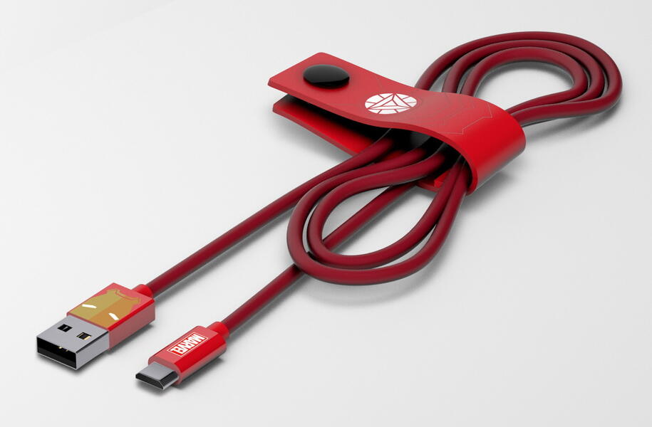 Cabo tribe usb-microusb marvel iron man
