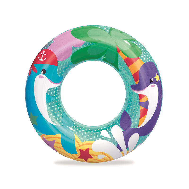 Dmuchane koło do pływania dla dzieci Bestway 51cm Delfin