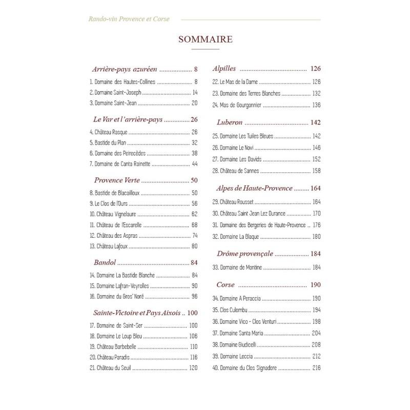 RANDO-VIN PROVENCE ET CORSE BELLES BALADES & DOMAINES VITICOLES 2/5