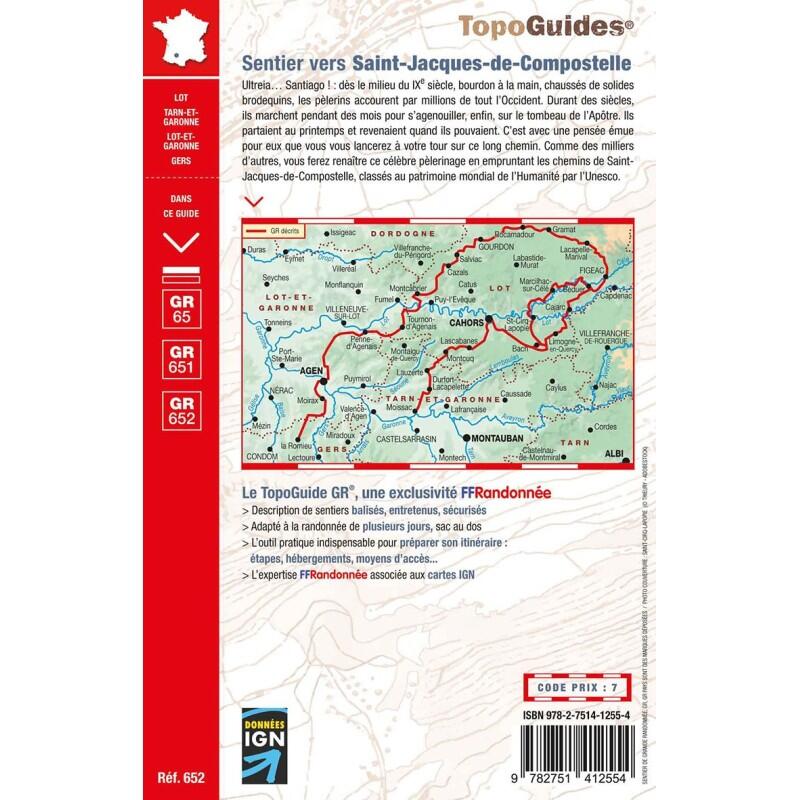 GR65/GR652/GR651 SAINT-JACQUES, FIGEAC-MOISSAC 652 2/2