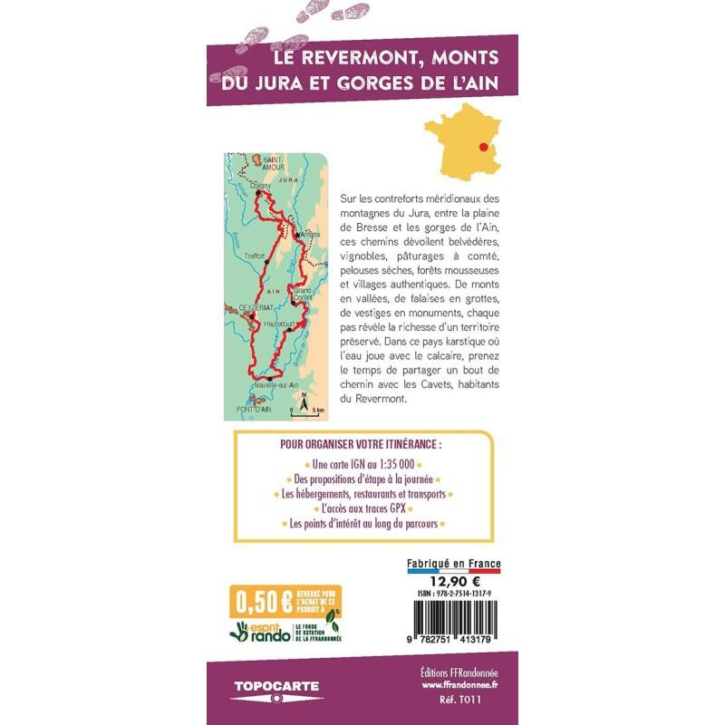 GRP LE REVERMONT MONTS DU JURA ET GORGES DE L'AIN T011 2/2
