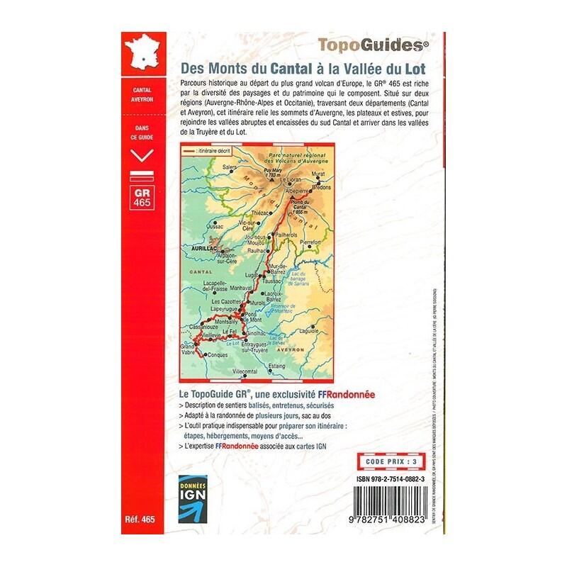 GR465 DES MONTS DU CANTAL À LA VALLEE DU LOT 465 2/2