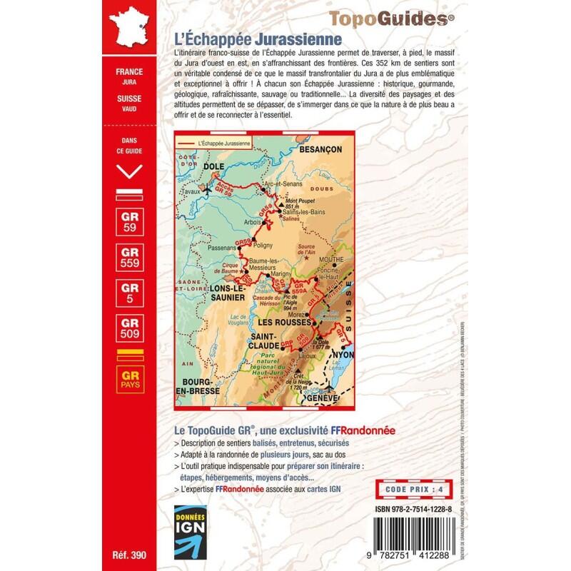 GR5/GR59/GR559/GR509 L'ECHAPPÉE JURASSIENNE 390 2/2
