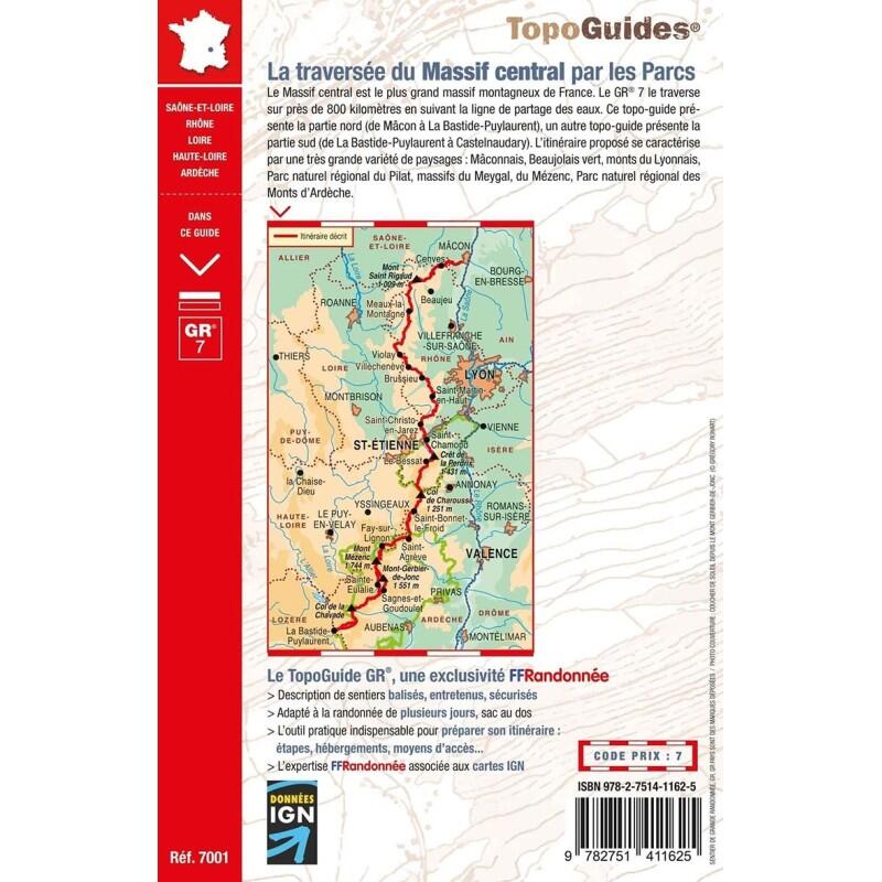 GR7 TRAVERSÉE DU MASSIF CENTRAL PAR LES PARCS 7001 2/2