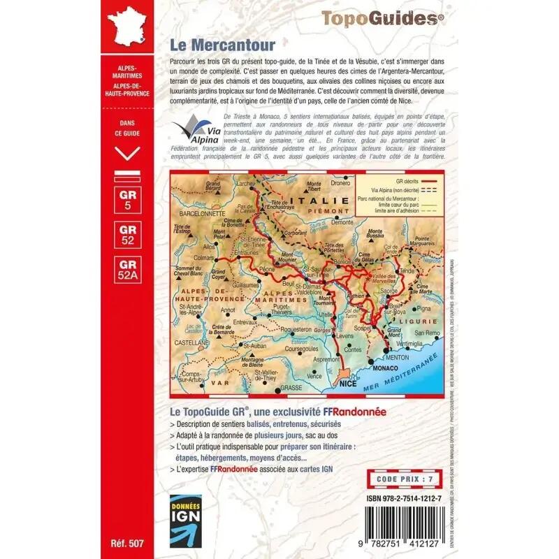 GR52/GR5/GR52A LE MERCANTOUR VALLEE DES MERVEILLES 507 2/2