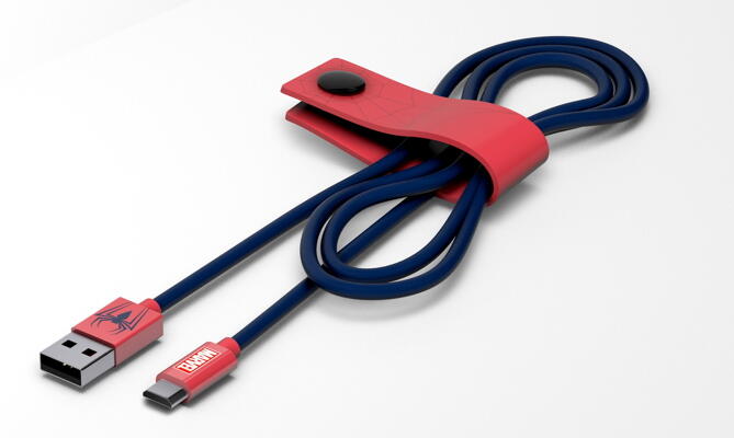 Cabo USB-microUSB Marvel Spider-Man - 1,2 m 2/3