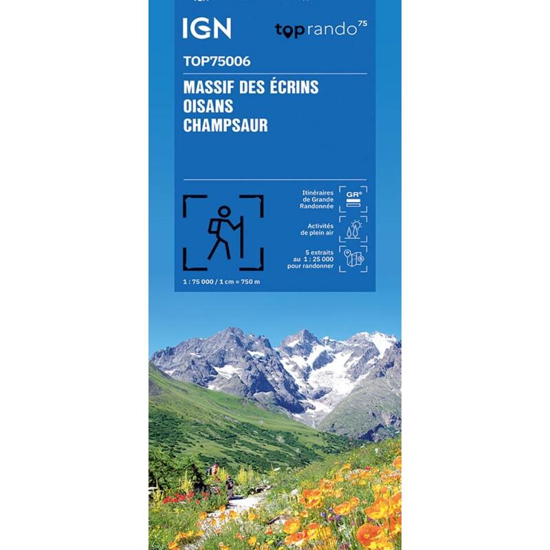 Ign - Top75006 Massif Des Ecrins Oisans Champsaur - Carte - Taille Unique - Decathlon