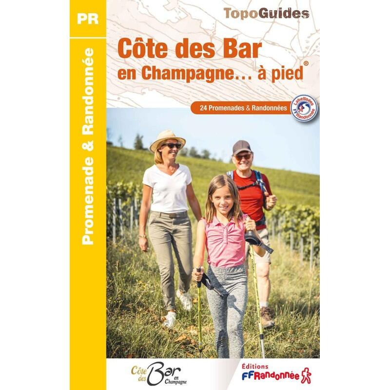 Ffr - La Cote Des Bar En Champagne A Pied P101 - Guide - Taille Unique - Decathlon