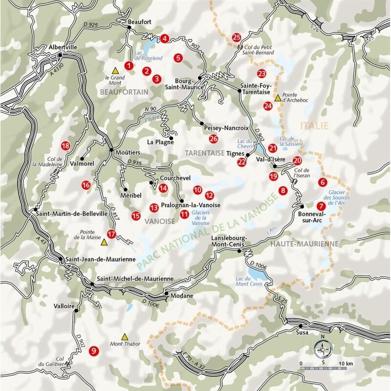 LACS DE SAVOIE - LES PLUS BELLES RANDONNEES 2/4