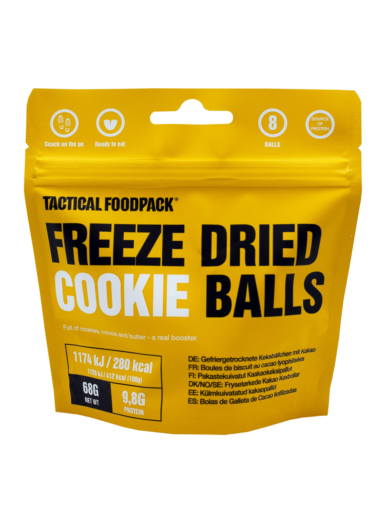 Przekąska Tactical Foodpack Liofilizowane kulki ciasteczkowe 68 g 2/2