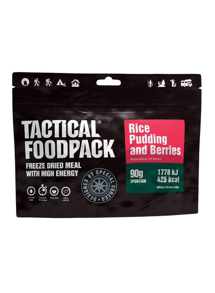 Liofilizat Tactical Foodpack Ryżowy pudding z malinami 290 g