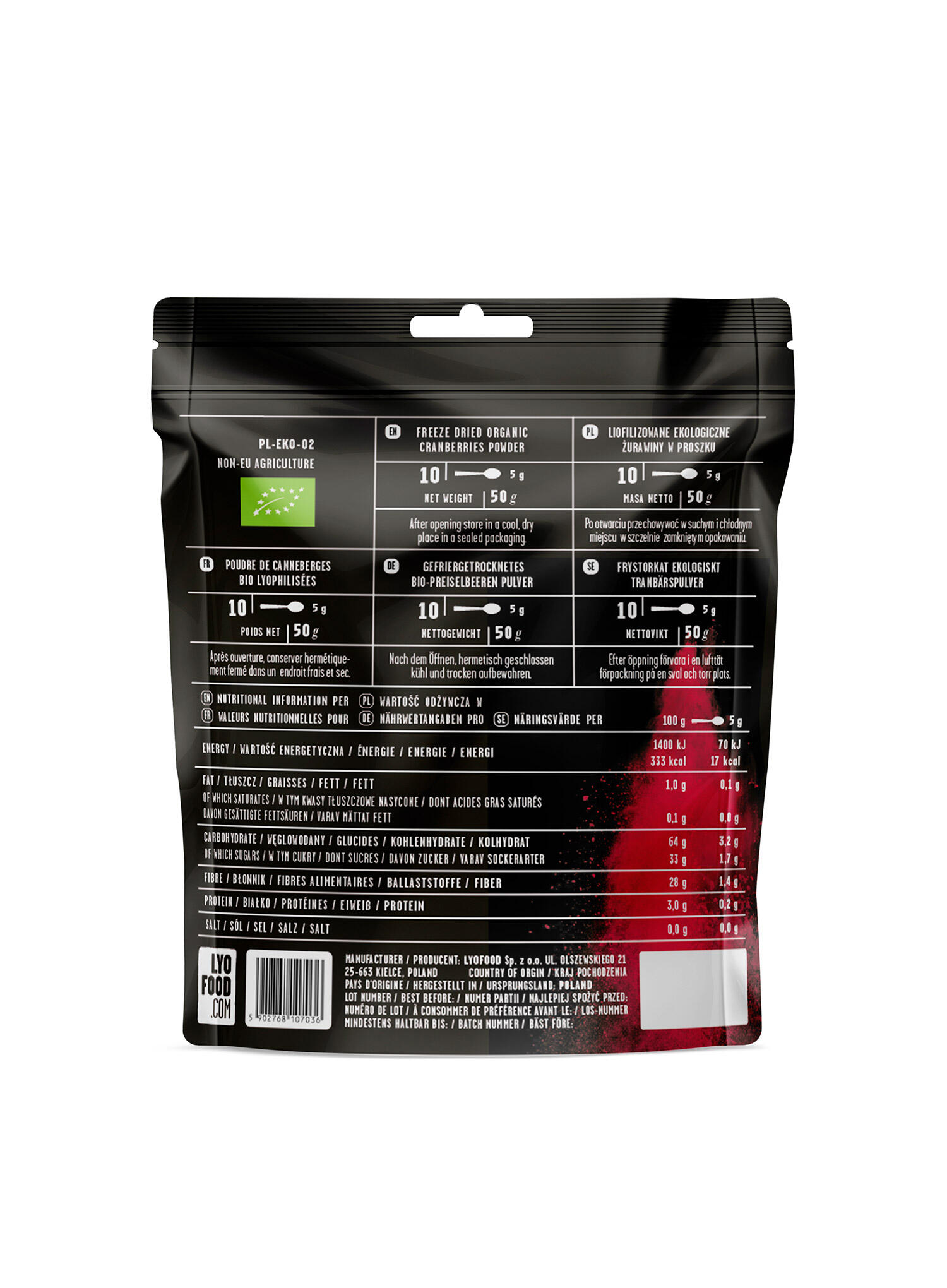 Owoce Lyo Powders (443) Żurawina 2/2