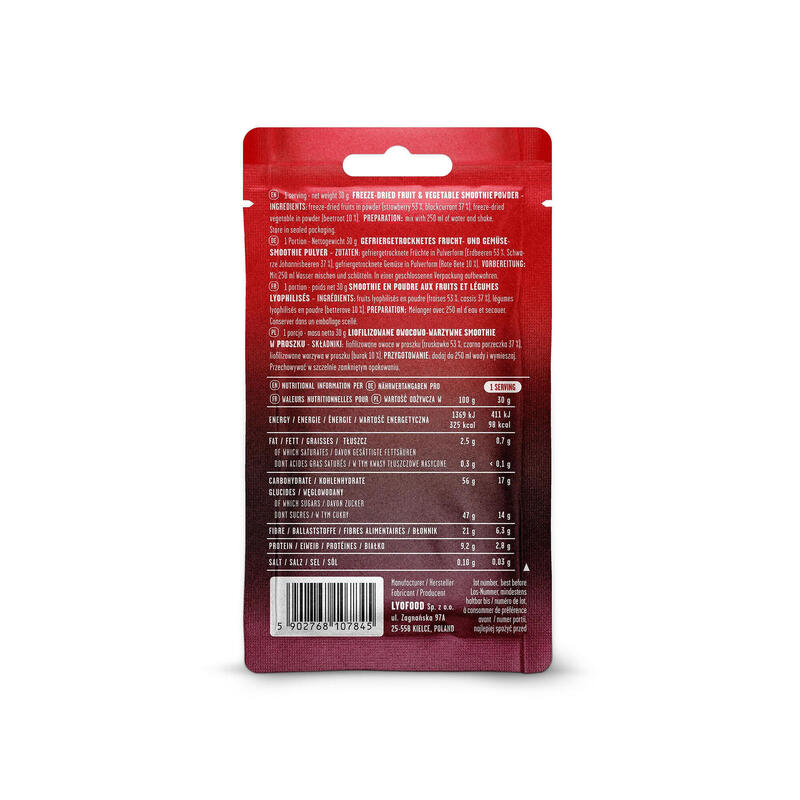 Smoothie liofilizat Ruby Smoothie