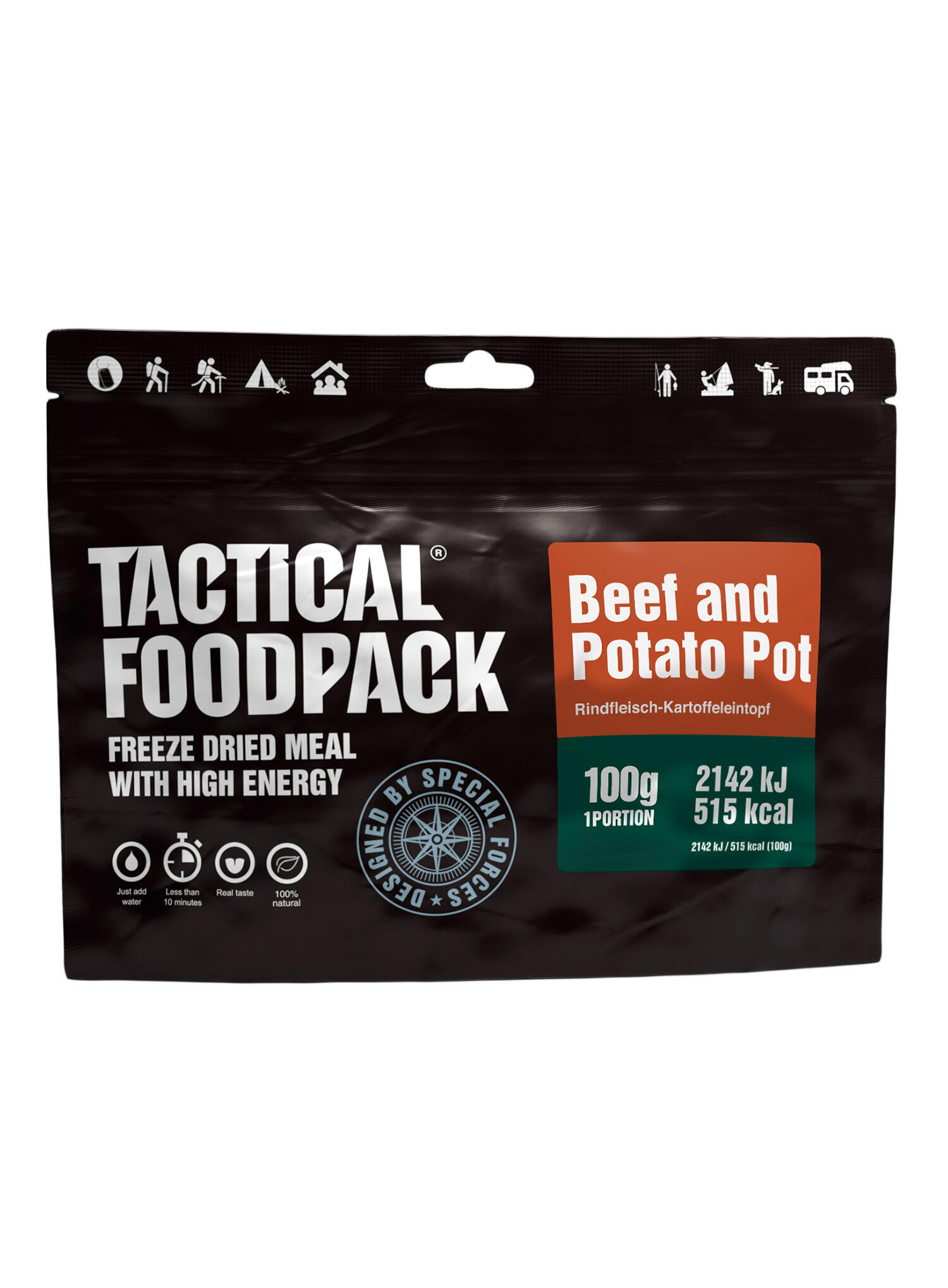 Beef and Potato Pot - Gefriergetrocknete Outdoor Menü 2/4