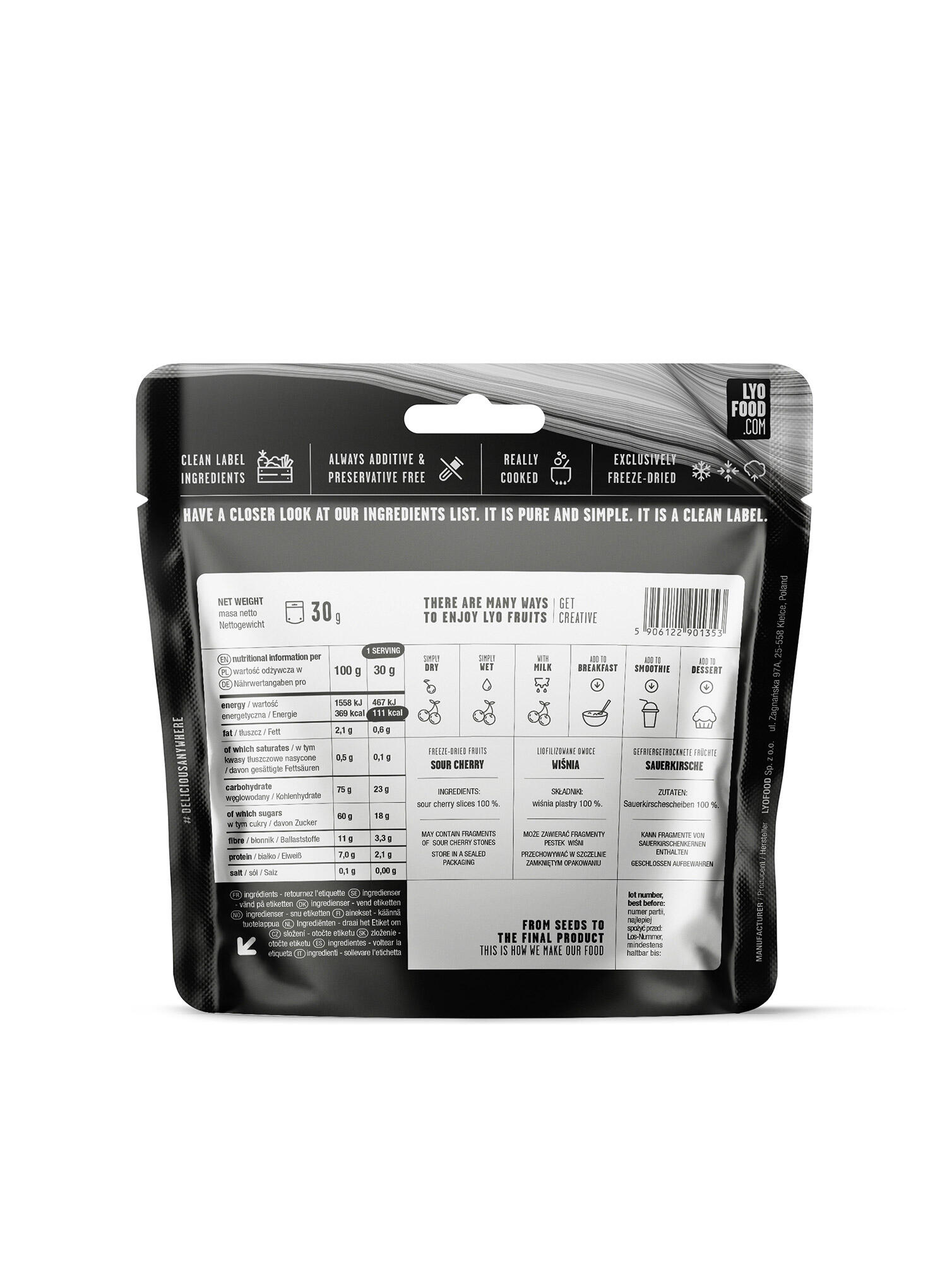 Owoce Liofilizowane (247) Wiśnia 20G 2/2