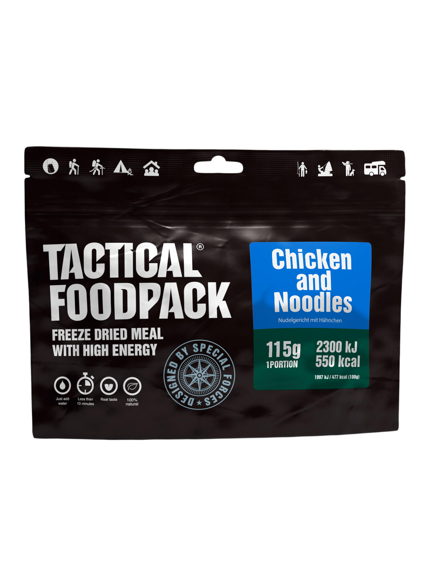 Chicken and Noodles - Gefriergetrocknete Outdoor Menü 2/4
