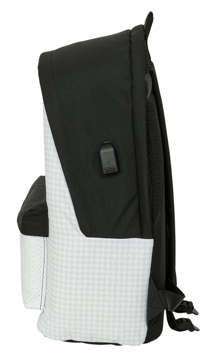 Zaino per Portatile Real Madrid C.F. 24/25 Bianco 3/5