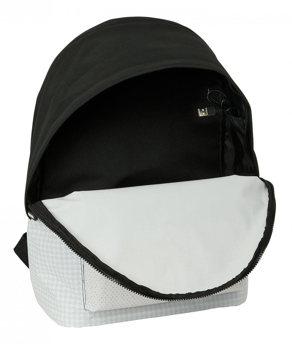 Zaino per Portatile Real Madrid C.F. 24/25 Bianco 5/5